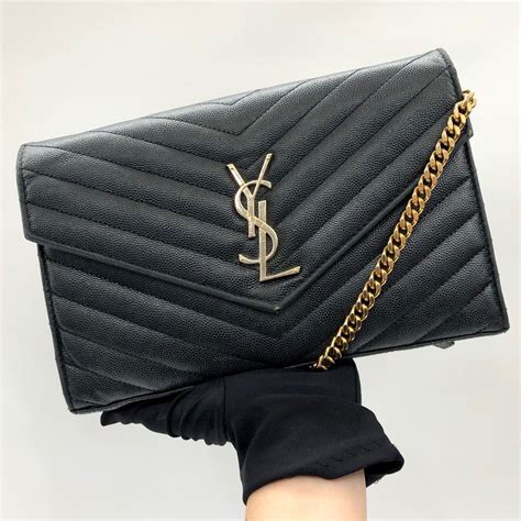 ysl envelope chain wallet powder|ysl wallet nordstrom.